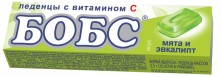 Леденцы БОБС со вкусом Мяты и Эвкалипта с вит.С №10