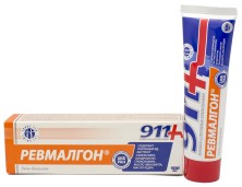 911 Ревмалгон гель-бальзам для тела при боли в суставах и мышцах 100мл