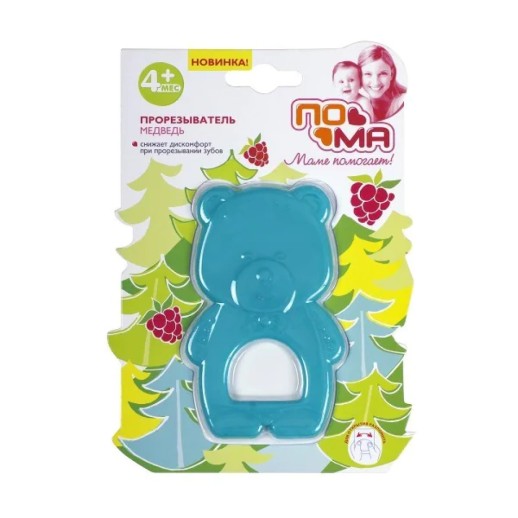 Прорезыватель Пома Медведь 4+ мес. (арт.1813)