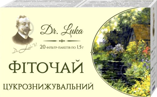Фиточай Сахароснижающий 1,5г №20 пак.Др. Лука