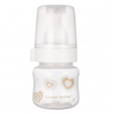 CANPOL - Бутылочка антиколиковая с широким горлом 120мл Бежевое Сердце