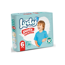 Подгузники - трусики LODY BABY 6 XL №36 (16+кг) JUMBO PACK PANTS