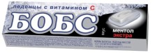 Леденцы БОБС со вкусом Экстра Ментол с вит.С №10