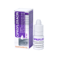 Ципрофлоксацин 0,3% 5мл капли глазные