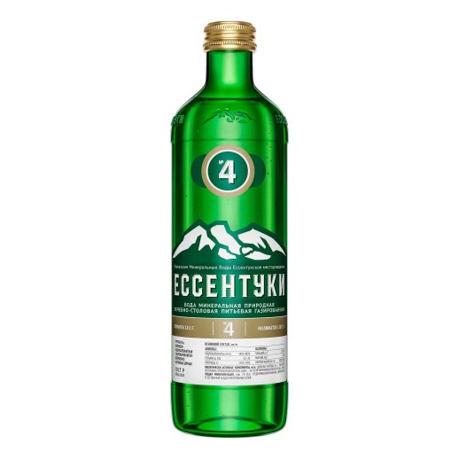 Вода минеральная Есентуки №4 0,45 л с/б
