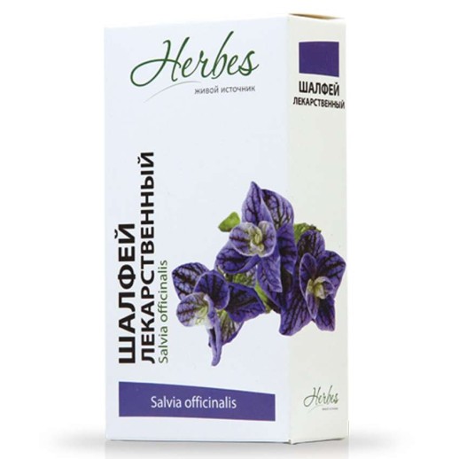 Шалфея лист 1,5г №20 фильтр-пакет, сырье растительное