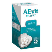 Аевит Бьюти №20 саше (Морской коллаген+Гиалурон.к-та+вит.А,E, С)