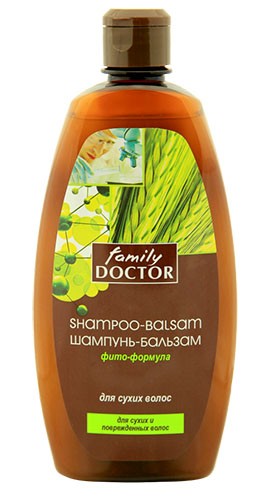 Шампунь-Бальзам FAMILY DOCTOR Фито-формула д/объёма волос 500мл