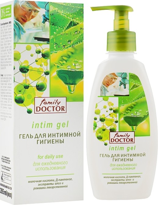 Гель для интимной гигиены FAMILY DOCTOR для ежедневного использования 265мл (коробка)