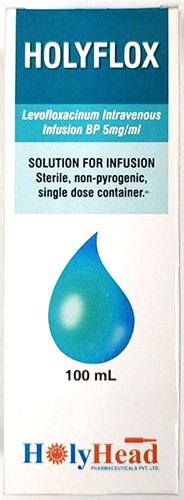 Холифлокс 5мг/мл 100мл р-р д/инф. (Левофлоксацин)