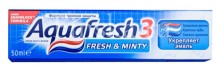 Зубная паста Аквафреш Fresh & Minty 50мл (Синяя)