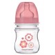 CANPOL - Бутылочка антиколиковая с широким горлом 120мл Розовый Цветок