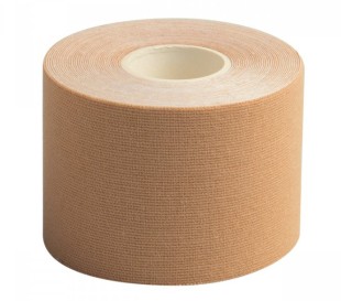 Бинт Адгезивный эластичный (спортивный тейп) 4,5x5см стягивающий н/с для жесткой фиксации (Бежевый)