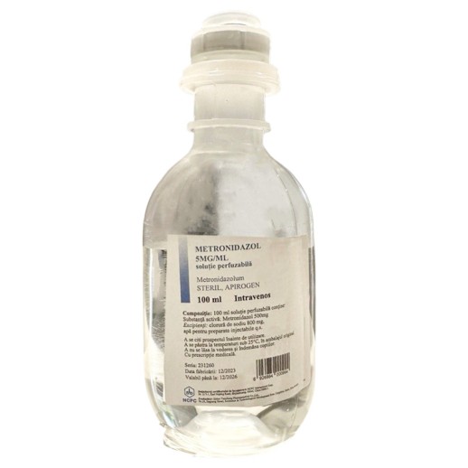 Метронидазол 0,5% 100мл р-р для инфузий