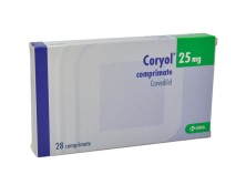 Кориол 25мг №28 таб. (Карведилол)