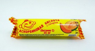 Аскорбиновая к-та 25мг №10 Дыня