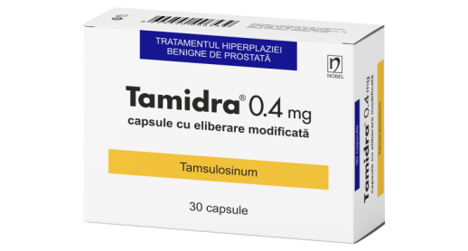 Тамидра 0,4мг №30 капс.с модифицированным высвобождением (Тамсулозин)