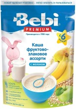 Bebi каша молочная фруктово-злаковое ассорти 200г