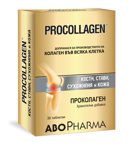 АбоФарма Проколлаген №30 таб.для здоровья суставов, костей, волос,кожи и ногтей