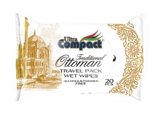 Салфетки влажные Ultra compact №20 TRAVEL PACK OTTOMAN