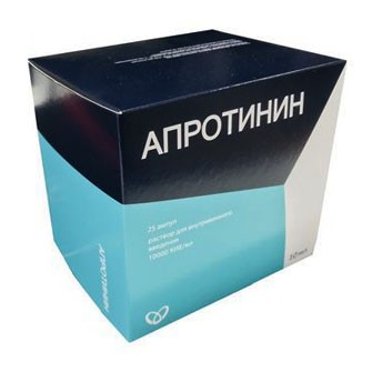 Апротинин 10мл №25 р-р для в/в введения