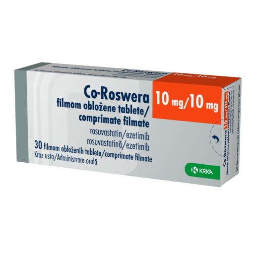Ко-Росвера 10мг/10мг №30 таб. (Розувастатин + Эзетимиб)