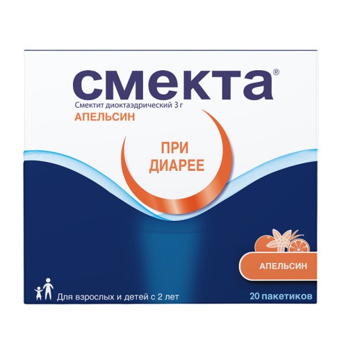 Смекта пор.д/п сусп.3г №20 Апельсин