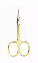 Ножницы ELLY маникюрные тонкие (золото и бронза)