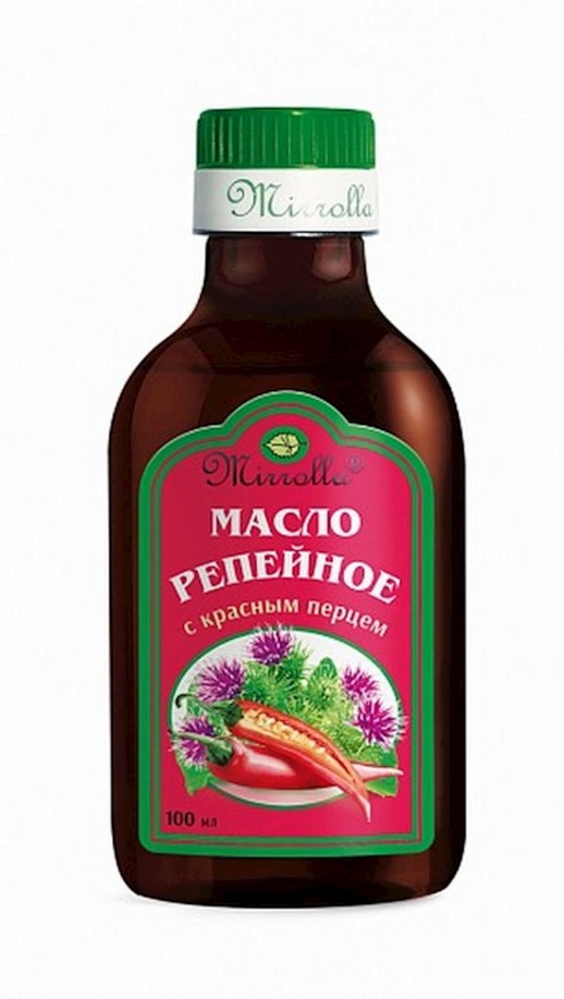 Масло репейное с Красным перцем 100мл