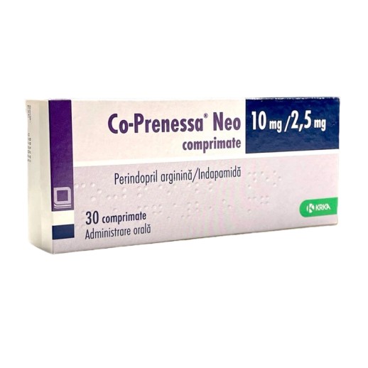 Ко-Пренесса Neo 10мг/2,5мг №30 таб. (Периндоприл+Индапамид)