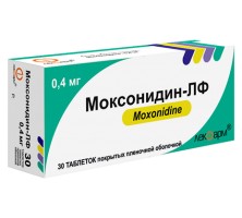 Моксонидин-ЛФ 0 4мг №30 таб.