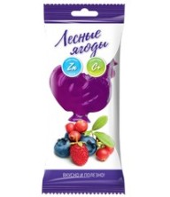 Леденцы с Цинком и витамином С Петушок ( со вкусом лесных ягод) 17г