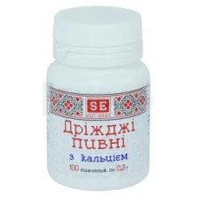 Пивные дрожжи с Кальцием 0,5г №100 таб.