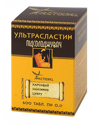 Подсластитель Ультрасластин №600 таб.