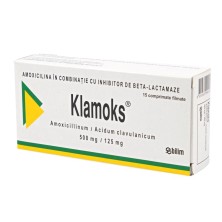 Кламокс 625мг №15 таб. (амоксициллин+клавулановая к-та)