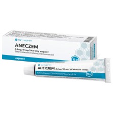 Анекзем мазь 15г (Бетаметазон, Клотримазол, Гентамицин)