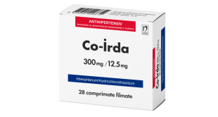Ко-ирда 300мг/12,5мг №28 таб п/о (Ирбесартан + Гидрохлортиазид)