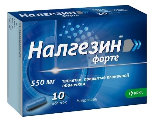 Налгезин Форте 550 мг №10 таб. (Напроксен)