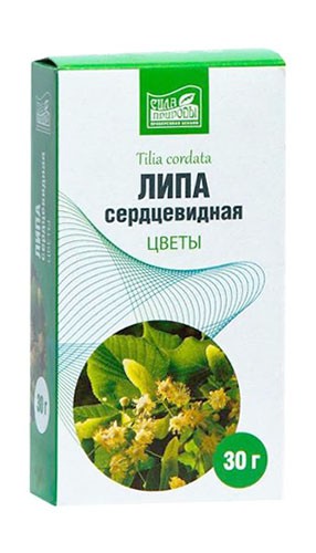 Липы цветки 30г, сырье растительное