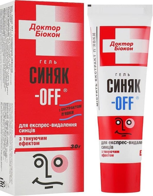 Синяк - OFF 30г гель с тонировкой