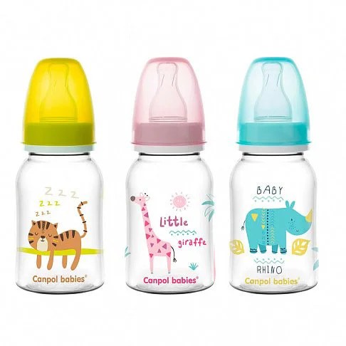 CANPOL - Бутылочка пластиковая 120мл Африка