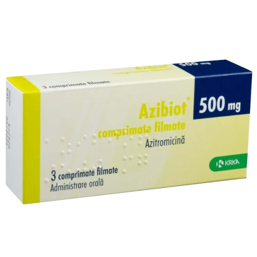 Азибиот 500мг №3 таб. (Азитромицин)