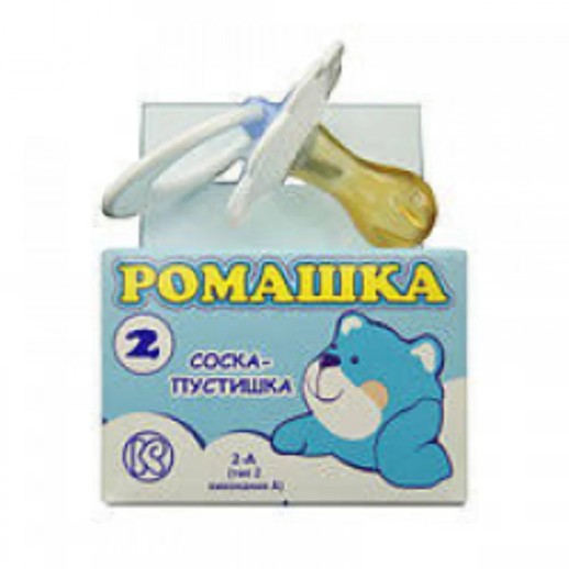 Соска-пустышка Ромашка тип 2-А латексная