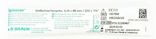 Игла спинальная 22G Spinocan