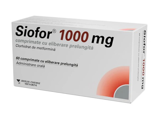 Сиофор 1000мг №60 таб. (Метформин)