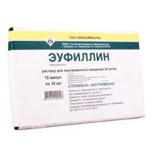 Эуфиллин 2,4% 10мл №10 амп.