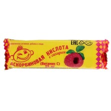 Аскорбиновая к-та 25мг №10 Малина