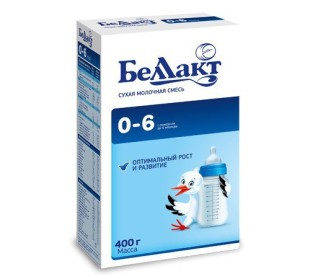 Беллакт 0-6 сухая молочная смесь 400г