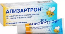 Апизартрон мазь 20г местнораздражающее ср-во (пчелинный яд,метилсалицилат,горчичное масло)
