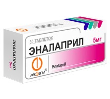 Эналаприл 5 мг №30 таб. Лекфарм
